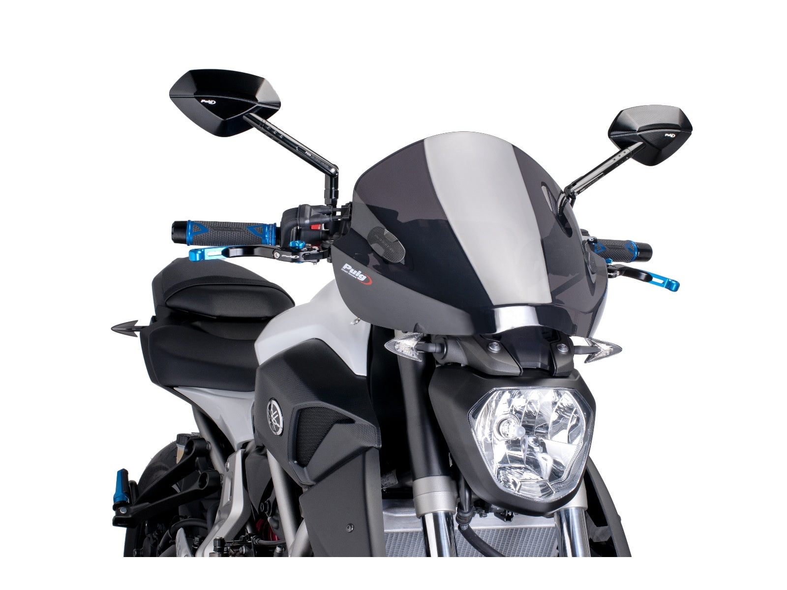Puig Trend Screen In Light Smoke for Yamaha MT-07 Moto Cage (14-17)