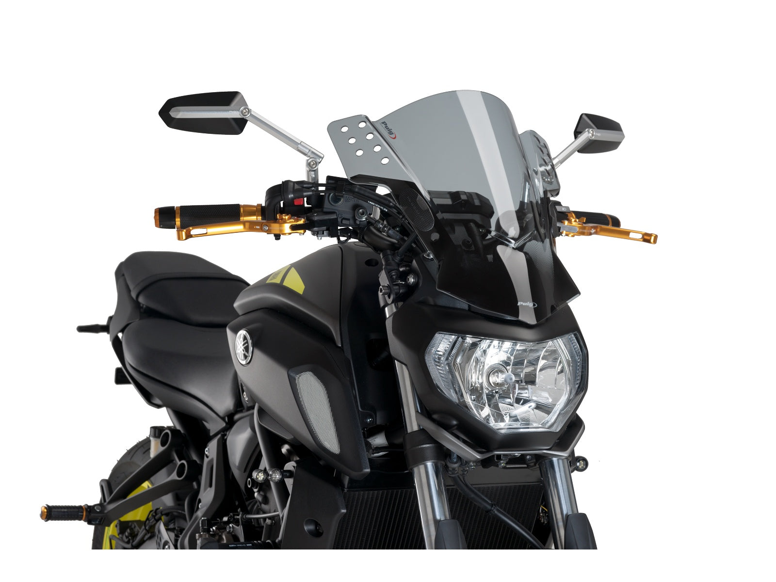 Puig Rafale Screen In Clear for Yamaha MT-07 Pure (23-24)