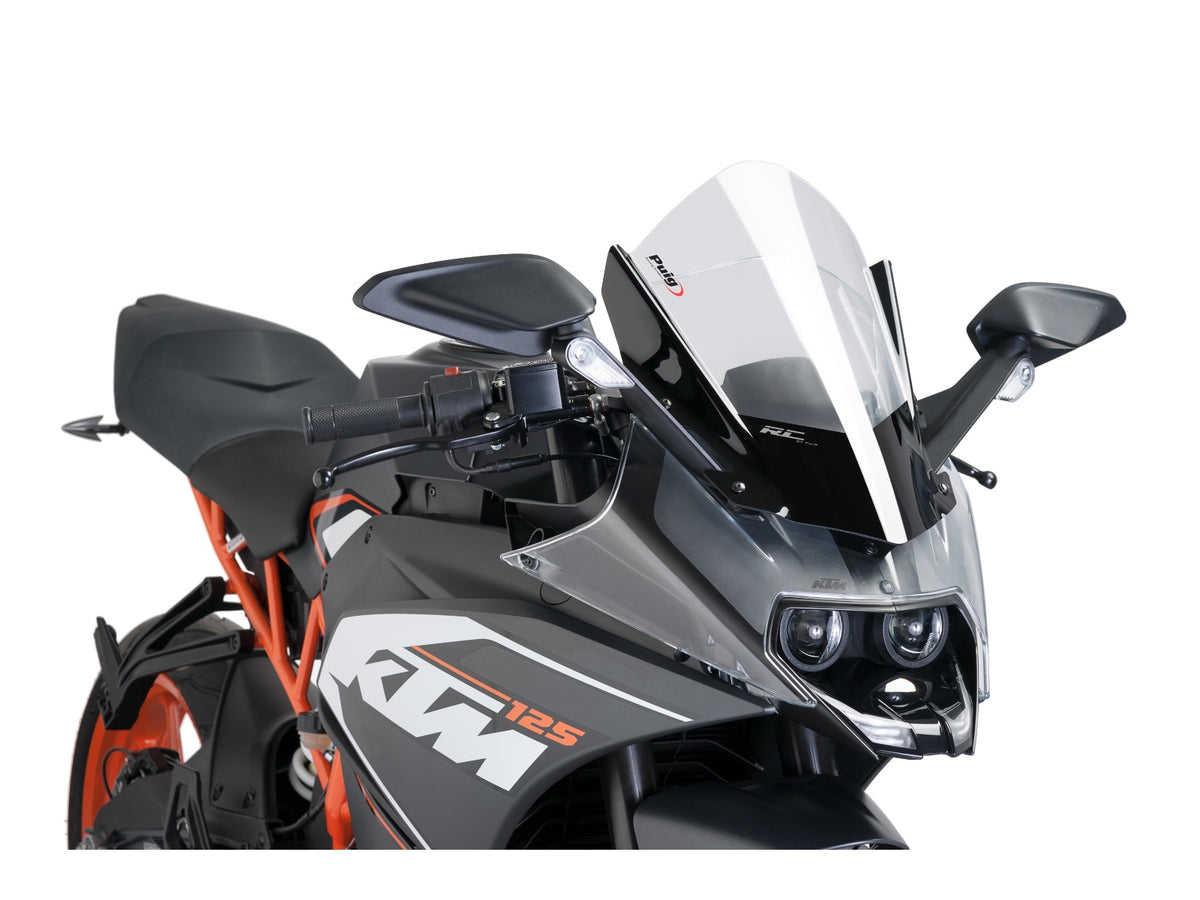 Puig Z-Racing Screen In Clear for KTM RC125 (14-21)
