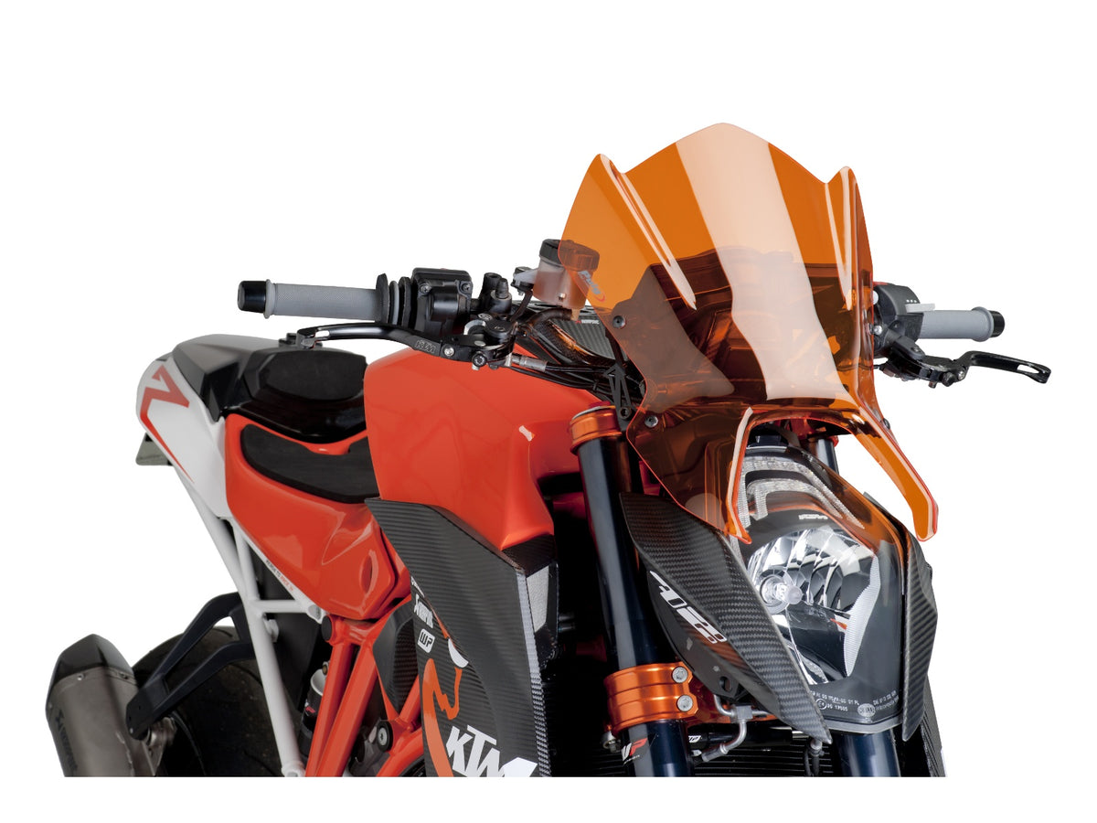 Puig New Generation Sport Screen In Clear for KTM 1290 Super Duke R (14-16)