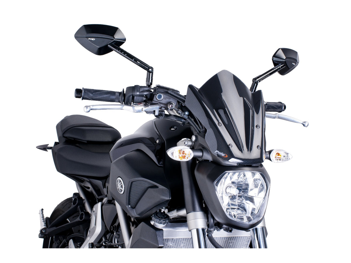 Puig New Generation Sport Screen In Clear for Yamaha MT-07 (14-17)