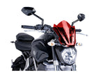 Puig New Generation Sport Screen In Clear for Yamaha MT-07 Moto Cage (14-17)