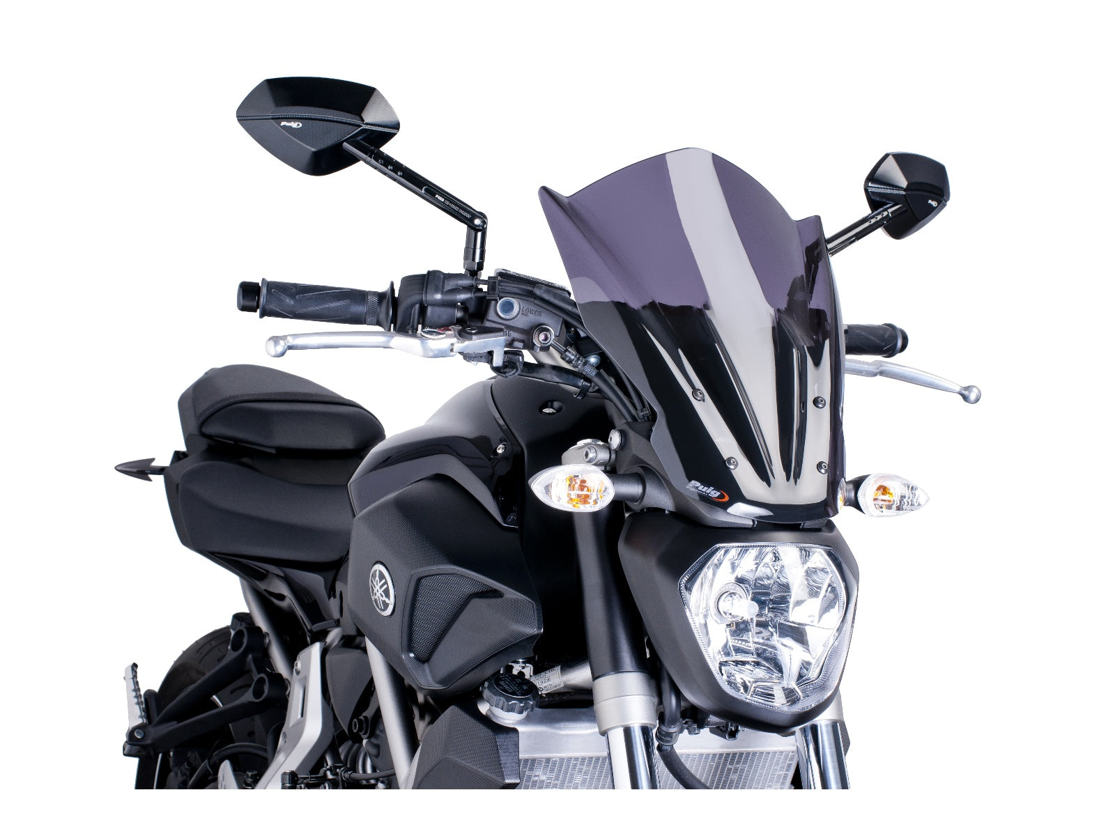 Puig New Generation Touring Screen In Clear for Yamaha MT-07 Moto Cage (14-17)