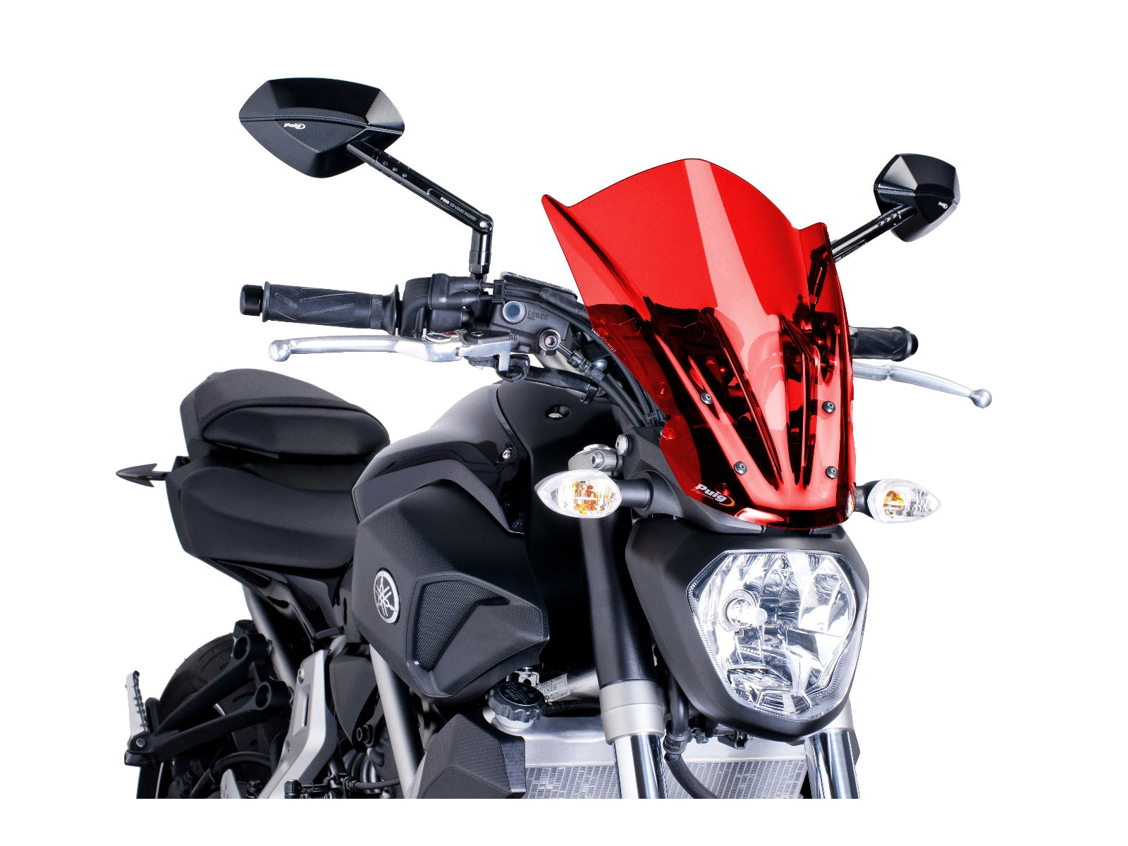 Puig New Generation Touring Screen In Clear for Yamaha MT-07 Moto Cage (14-17)