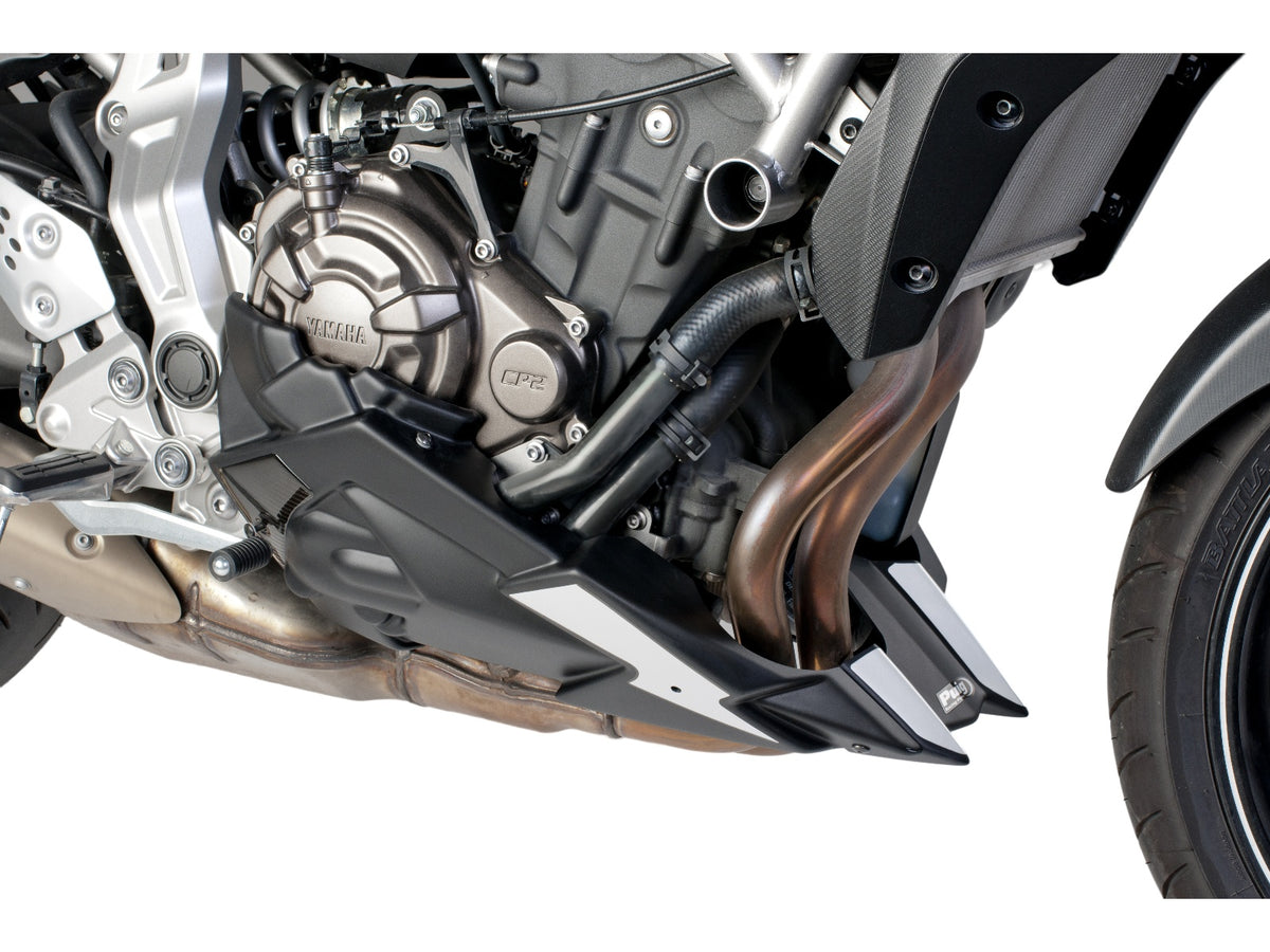Puig Belly Pan In Matt Black for Yamaha MT-07 Tracer (16-17)