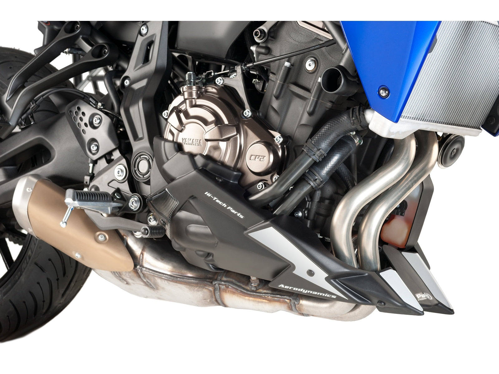 Puig Belly Pan In Matt Black for Yamaha Tracer 700 GT (19)