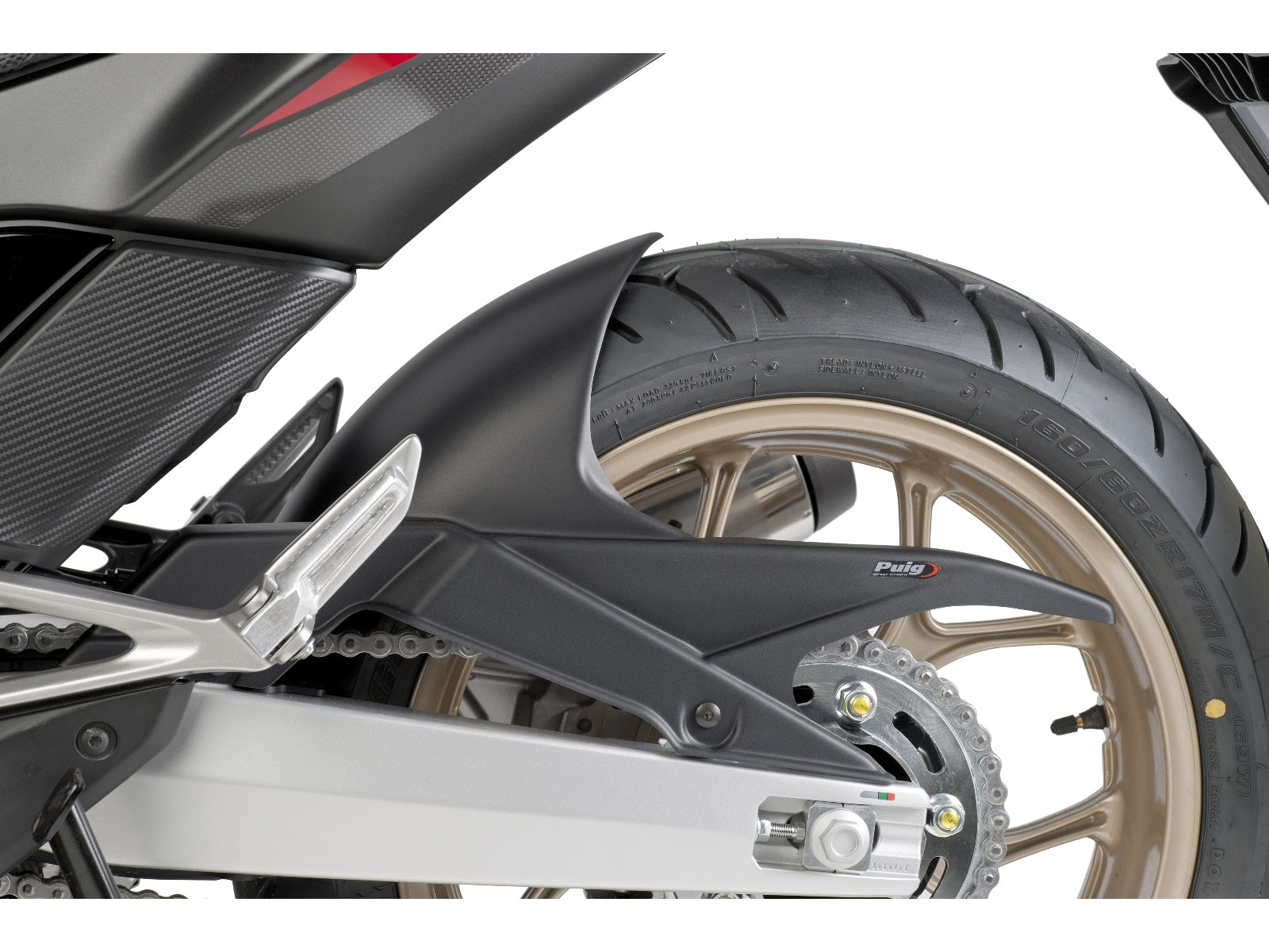 Puig Hugger In Matt Black for Honda Integra 750 (14-20)