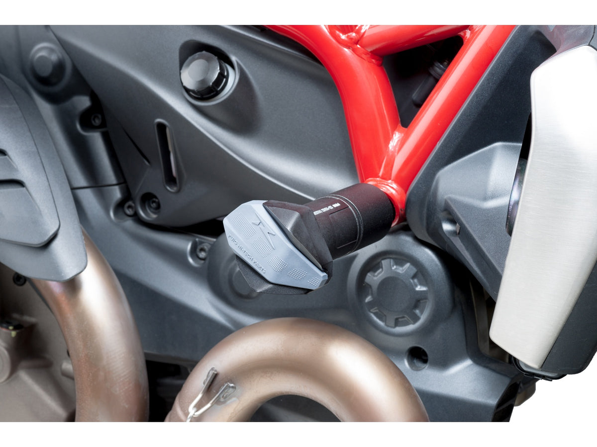 Puig R19 Frame Sliders In Black for Ducati Monster 821 Stripe (14-17)