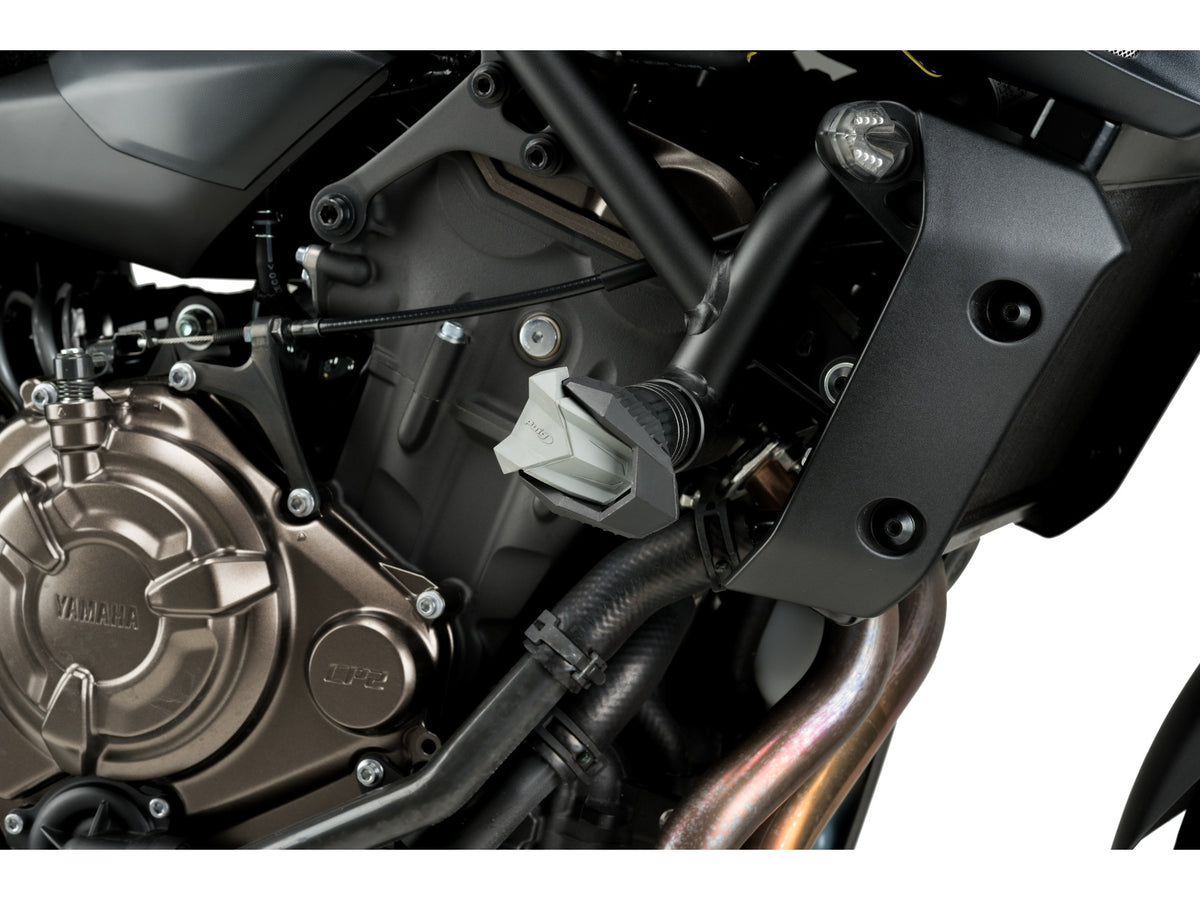 Puig R19 Frame Sliders In Black for Yamaha Tracer 700 (18-20)