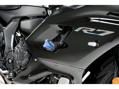 Puig R19 Frame Sliders In Black for Yamaha YZF R7 (22-25)