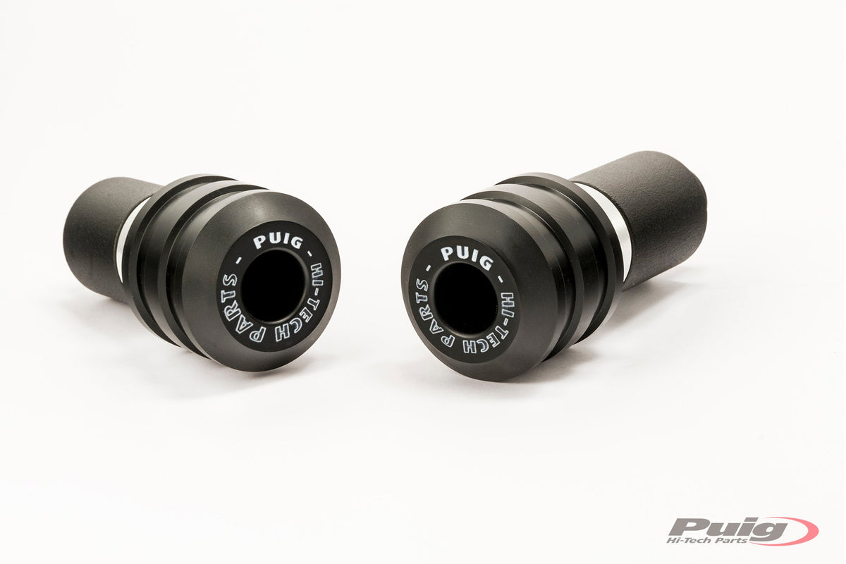 Puig Vintage Frame Sliders for Triumph Bonneville Bobber Black (18-20)