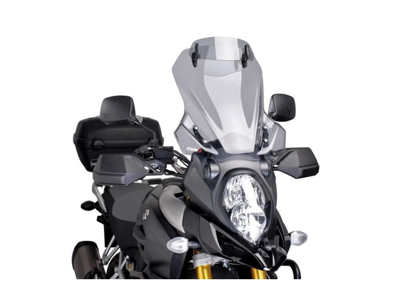 Puig Touring Screen With Extender In Light Smoke for Suzuki V-Strom 1000 XT (17-19)