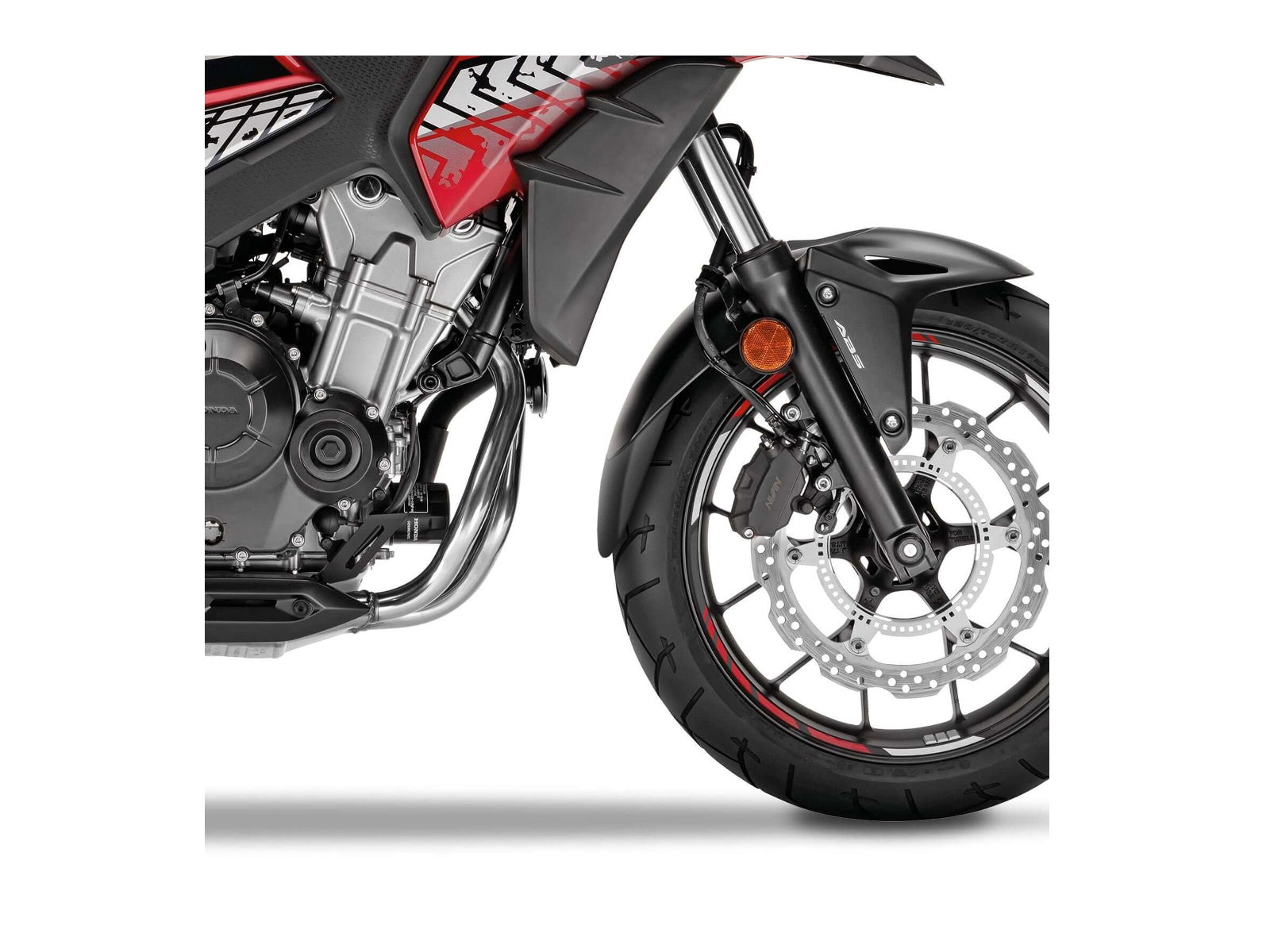 Puig Front Mudguard Extender In Black for Honda CB500 X (13-18)
