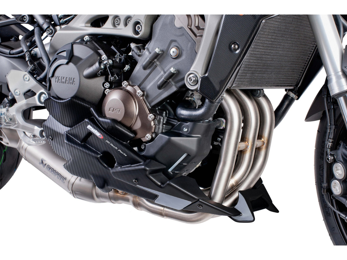 Puig Belly Pan In Carbon Look for Yamaha MT-09 Street Rally (13-16)