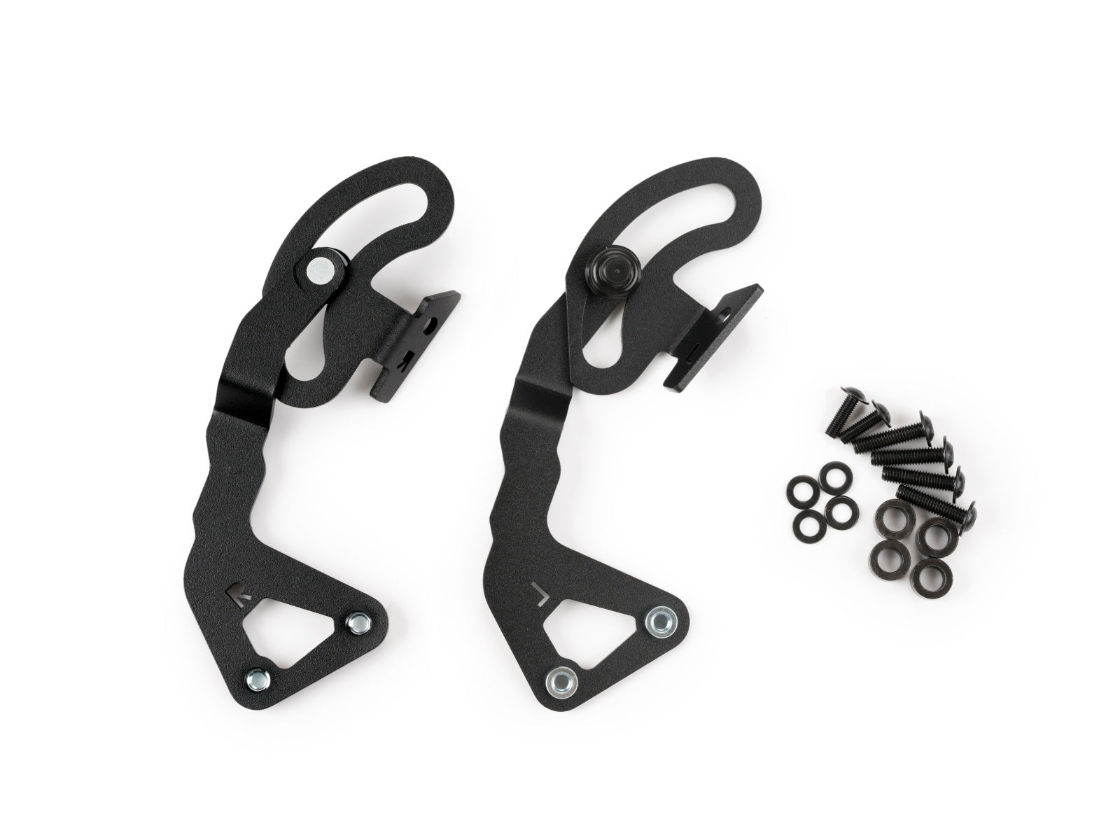 Puig Screen Reinforcement Supports In Black for BMW R1250 GS Adventure (18-24)