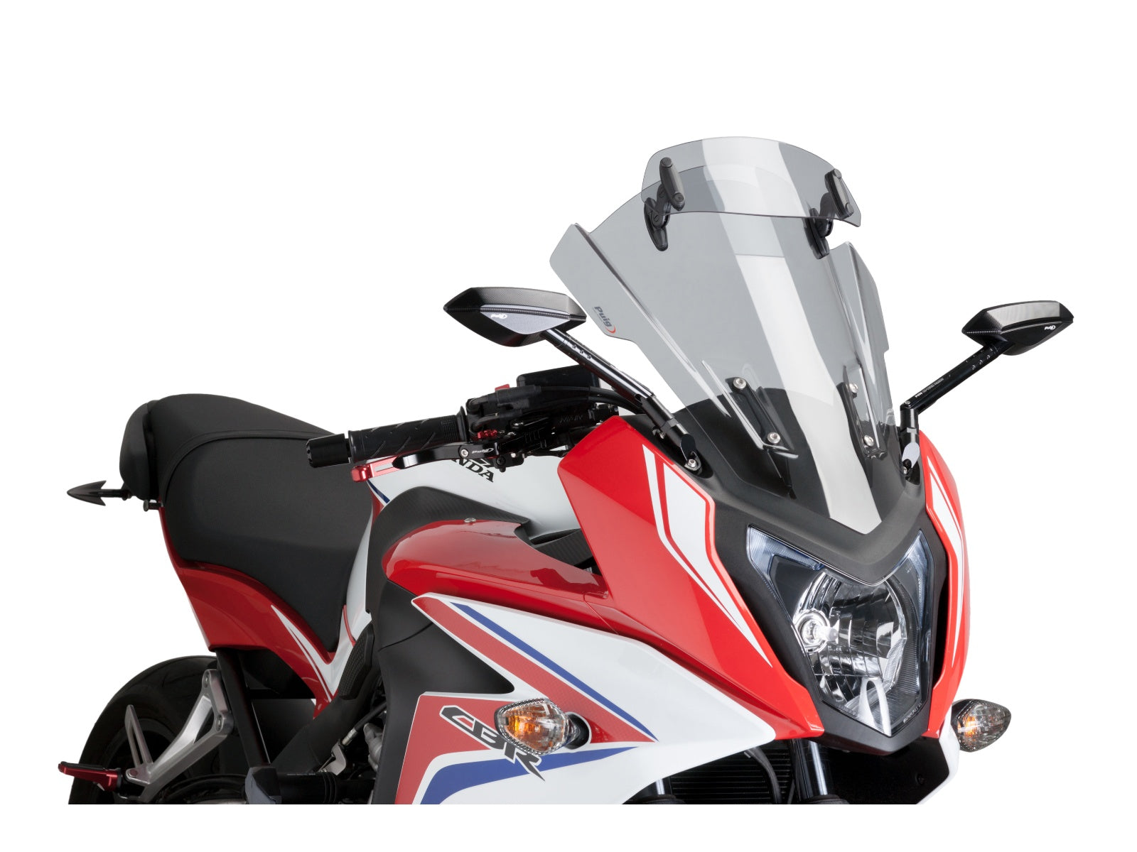 Puig Touring Screen With Extender In Light Smoke for Honda CBR650 F (14-18)