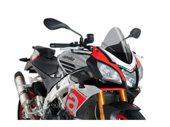 Puig Z-Racing Screen In Clear for Aprilia Tuono V4 1100 RR (15-20)