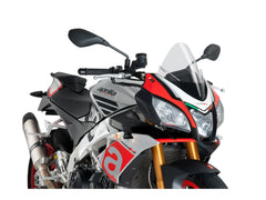 Puig Z-Racing Screen In Clear for Aprilia Tuono V4 1100 RR (15-20)