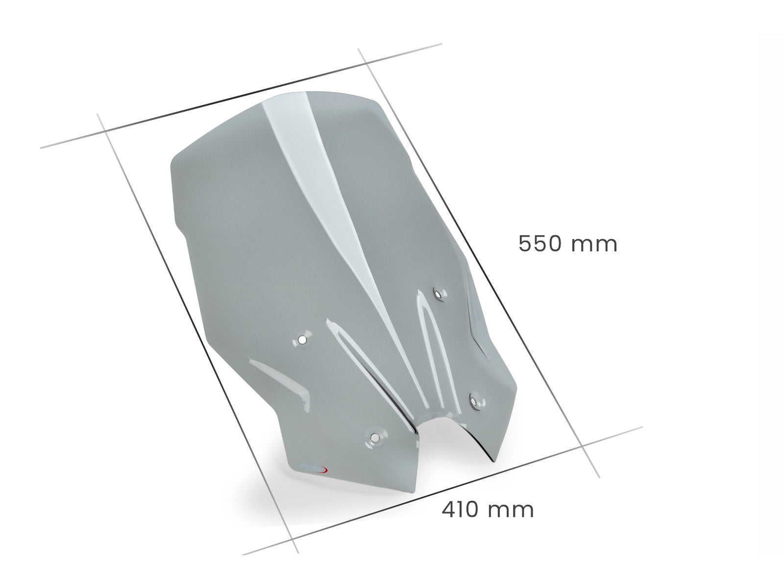 Puig Touring Plus Screen In Clear for BMW R1200 RS (15-18)