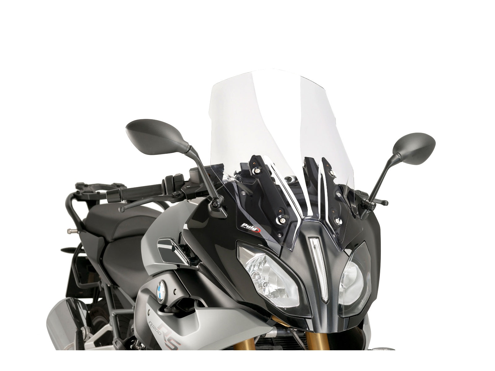 Puig Touring Plus Screen In Clear for BMW R1200 RS (15-18)