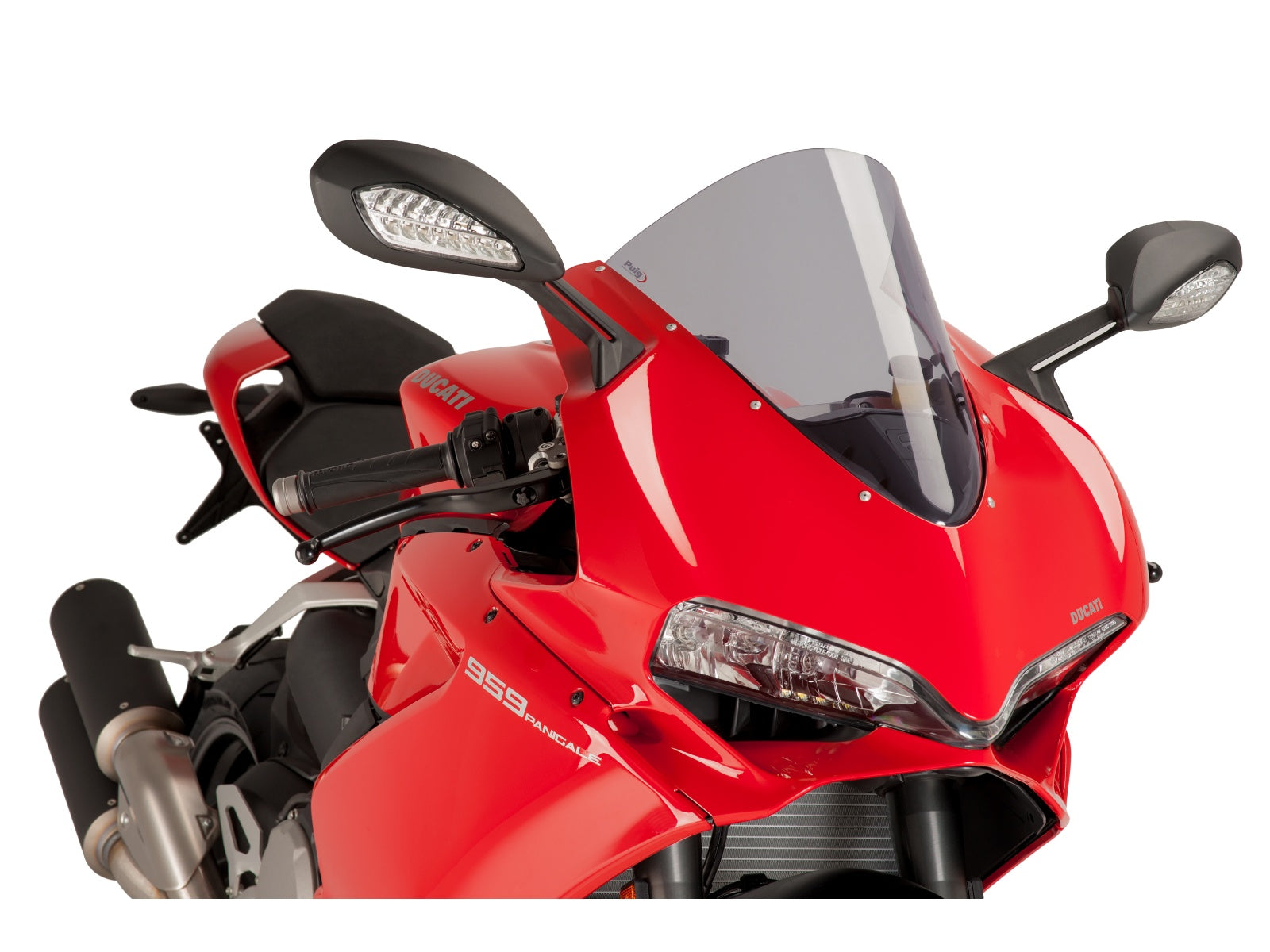 Puig R-Racer Screen In Clear for Ducati 959 Panigale (16-19)