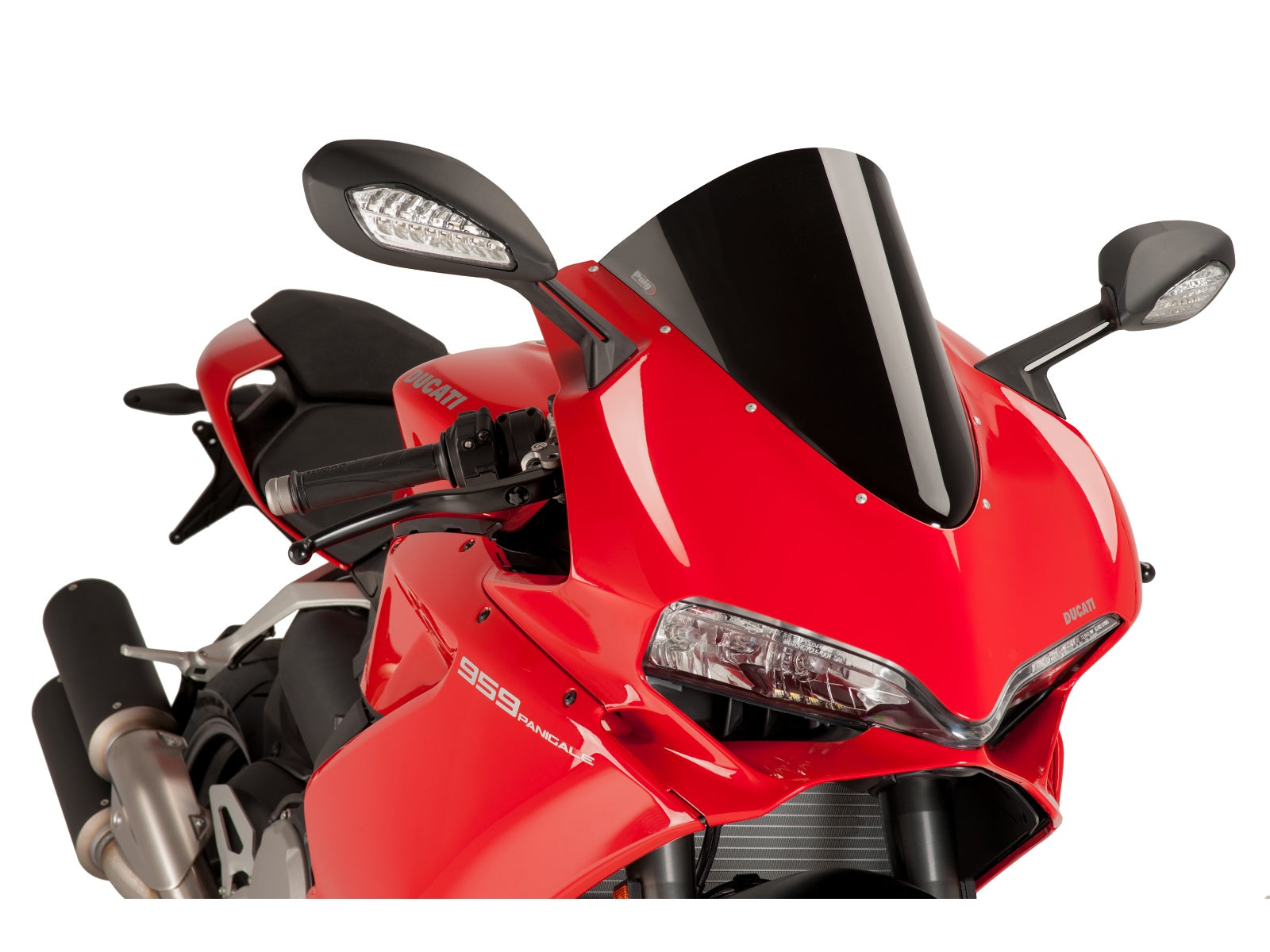 Puig R-Racer Screen In Clear for Ducati 959 Panigale Corse (18-19)