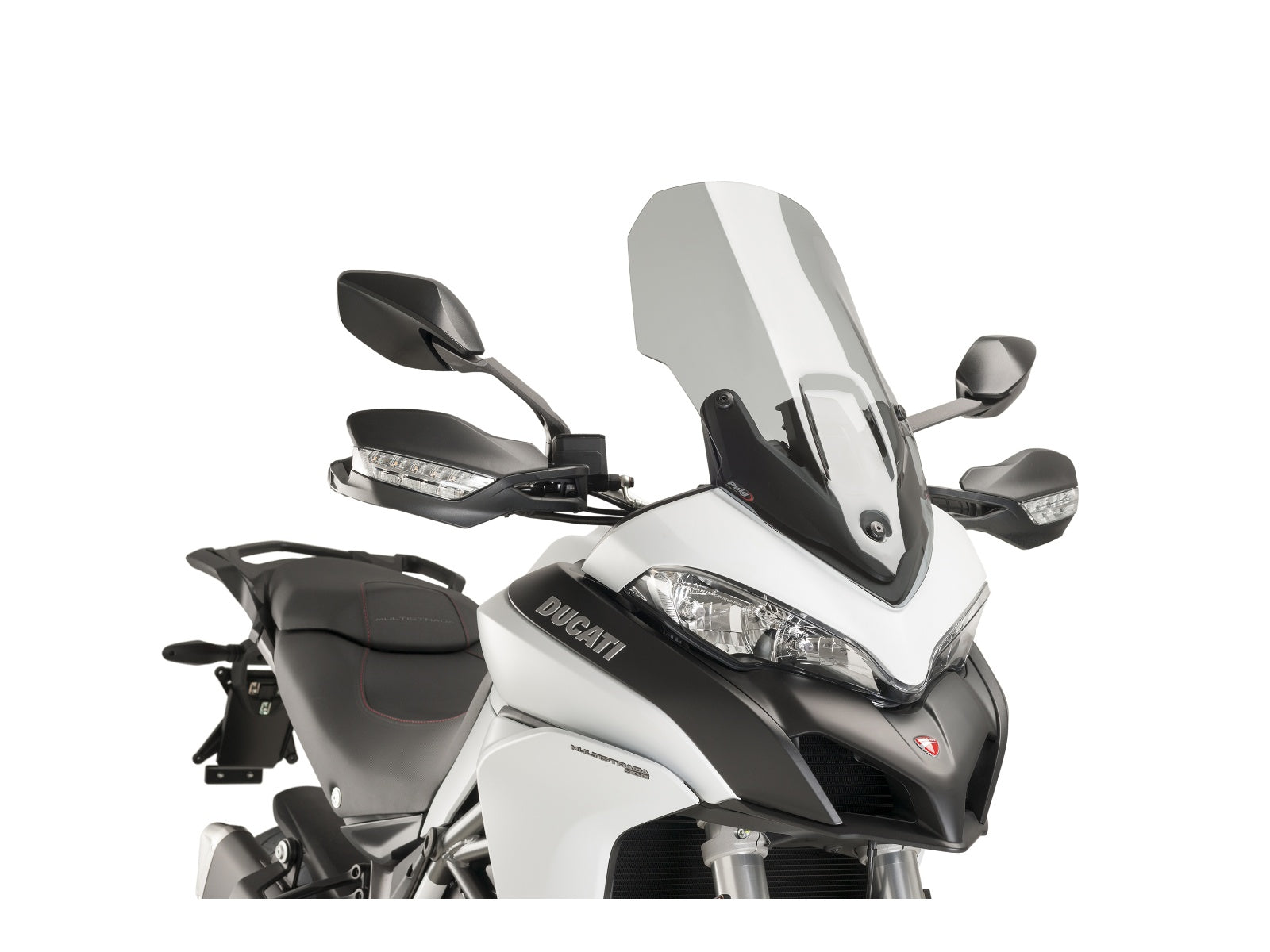 Puig Touring Screen In Clear for Ducati Multistrada 950 Speichenrad (21-24)