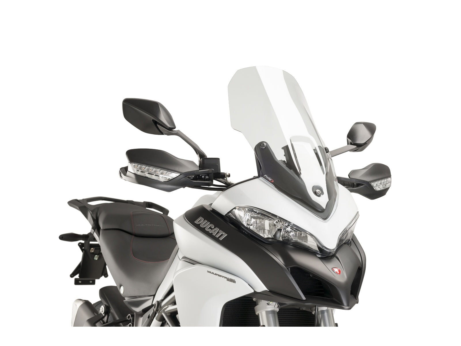 Puig Touring Screen In Clear for Ducati Multistrada 950 Speichenrad (21-24)