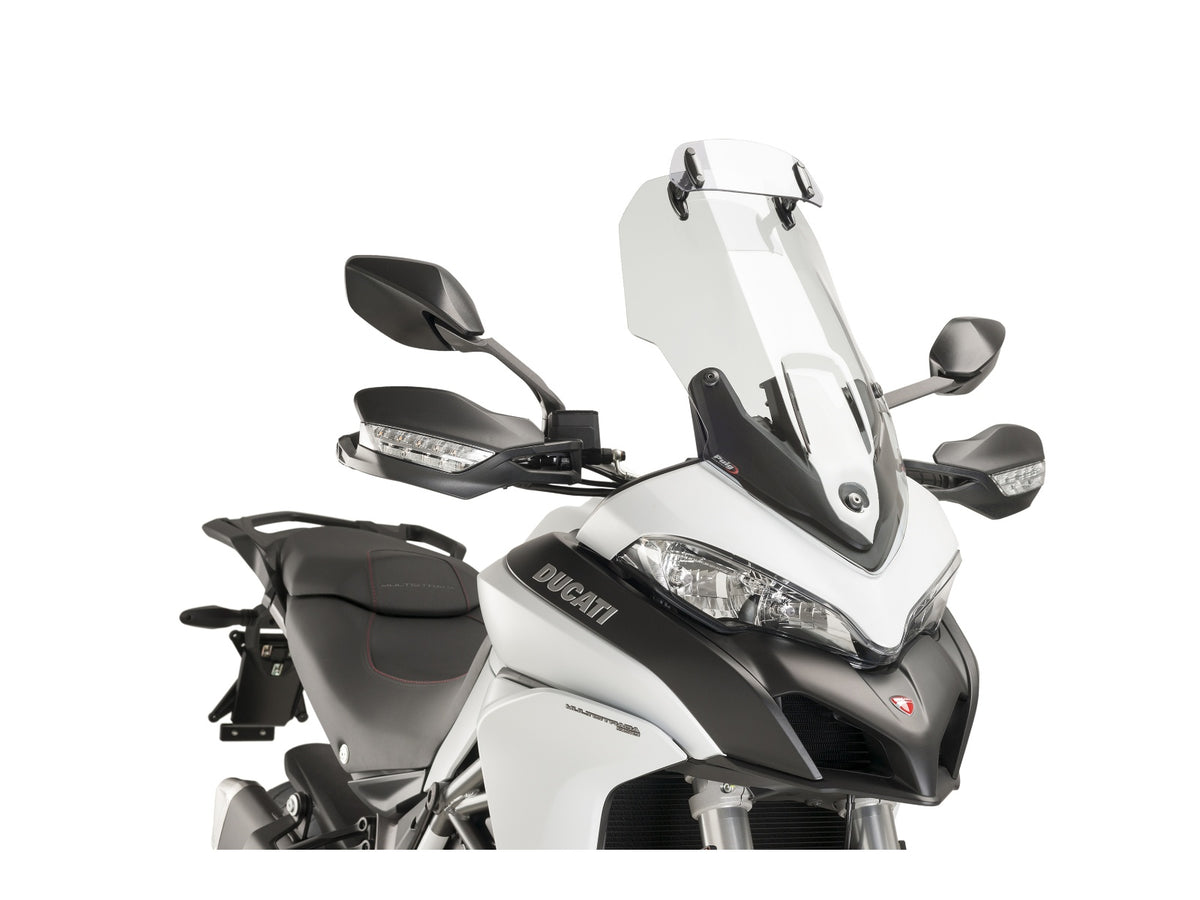 Puig Touring Screen With Extender In Clear for Ducati Multistrada 950 (17-24)