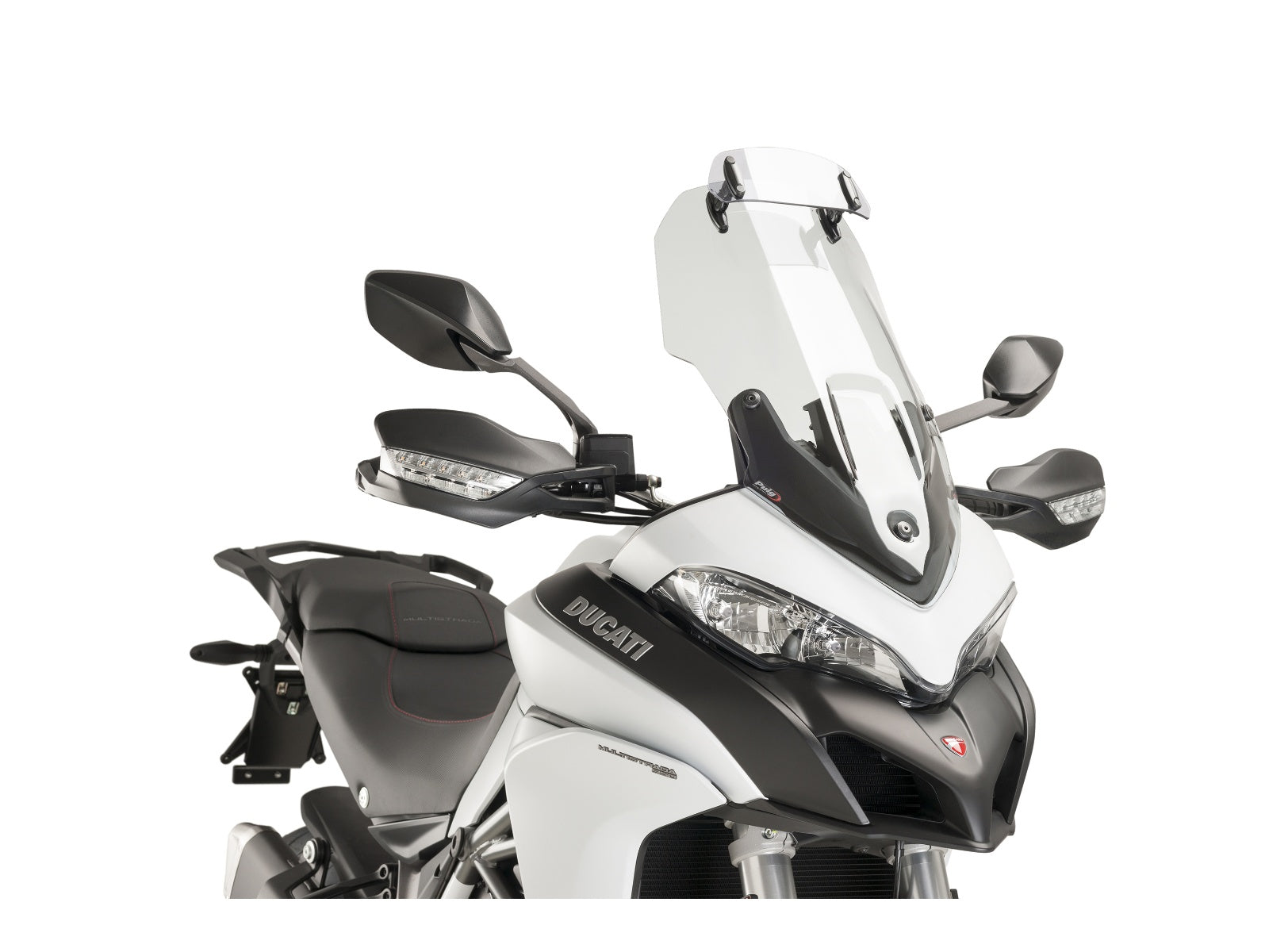 Puig Touring Screen With Extender In Clear for Ducati Multistrada 950 S (19-24)
