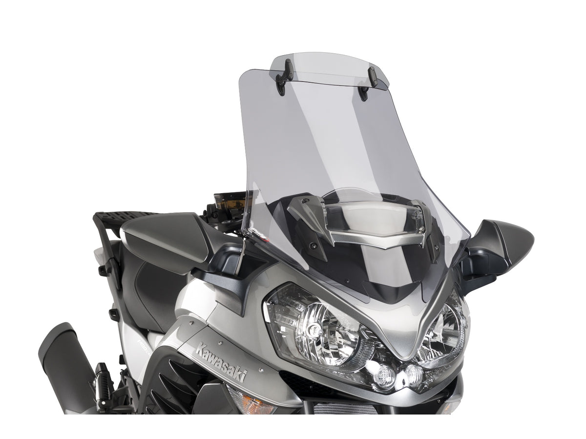 Puig Touring Screen With Extender In Light Smoke for Kawasaki GTR 1400 (15-17)