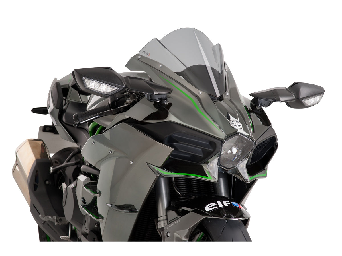 Puig Z-Racing Screen In Clear for Kawasaki Ninja H2 (15-20)