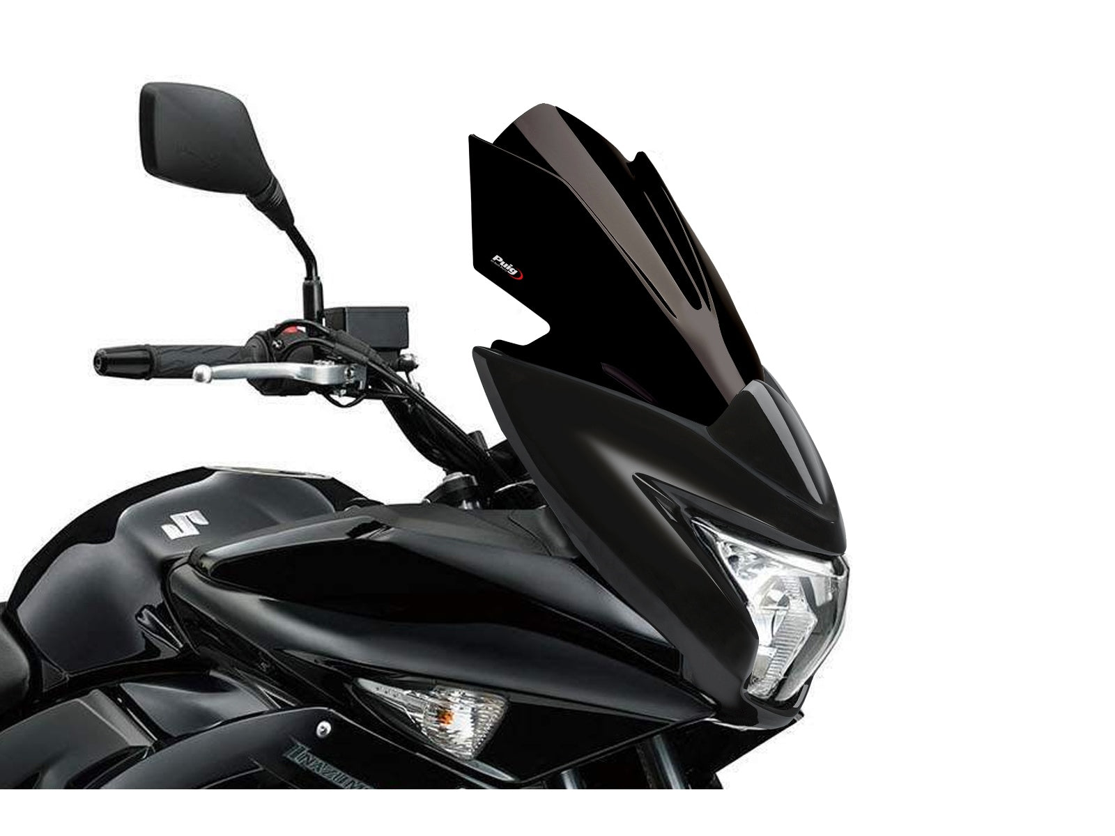 Puig Z-Racing Screen In Clear for Suzuki Inazuma F (15-16)