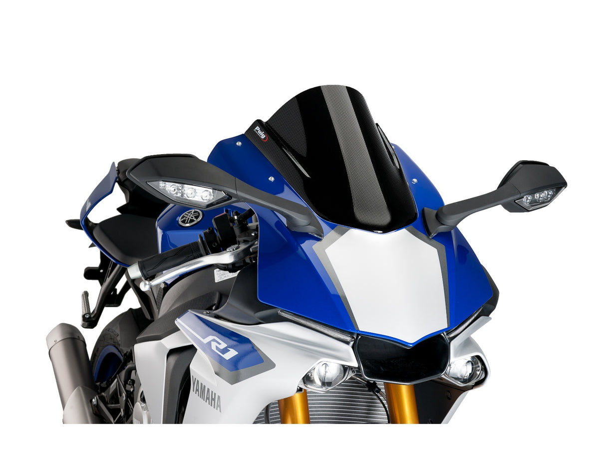 Puig Z-Racing Screen In Clear for Yamaha YZF R1 (15-19)