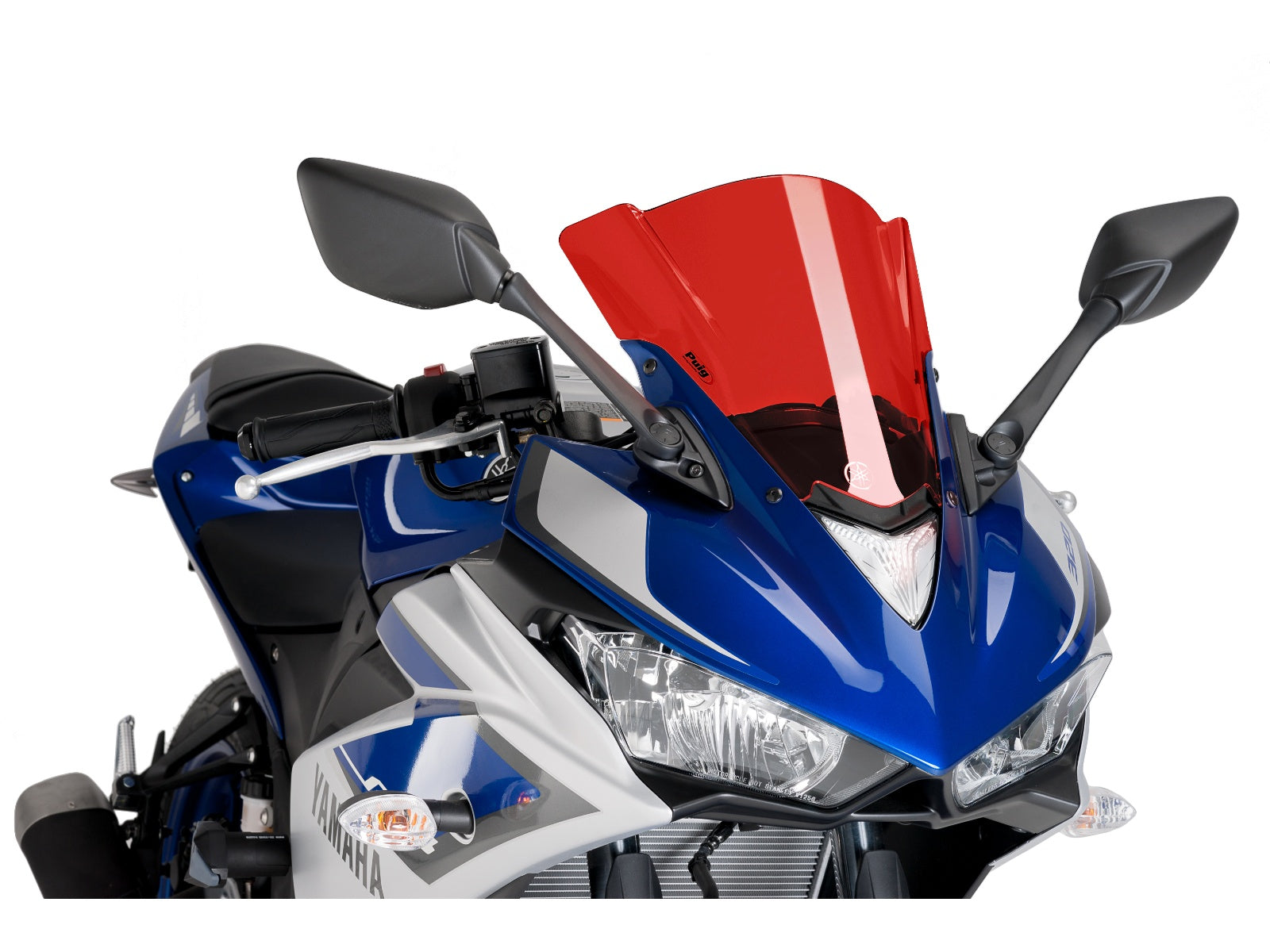 Puig Z-Racing Screen In Clear for Yamaha YZF R3 (15-18)