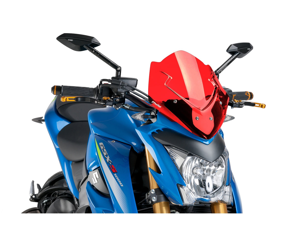 Puig New Generation Sport Screen In Clear for Suzuki GSX S 1000 (15-20)