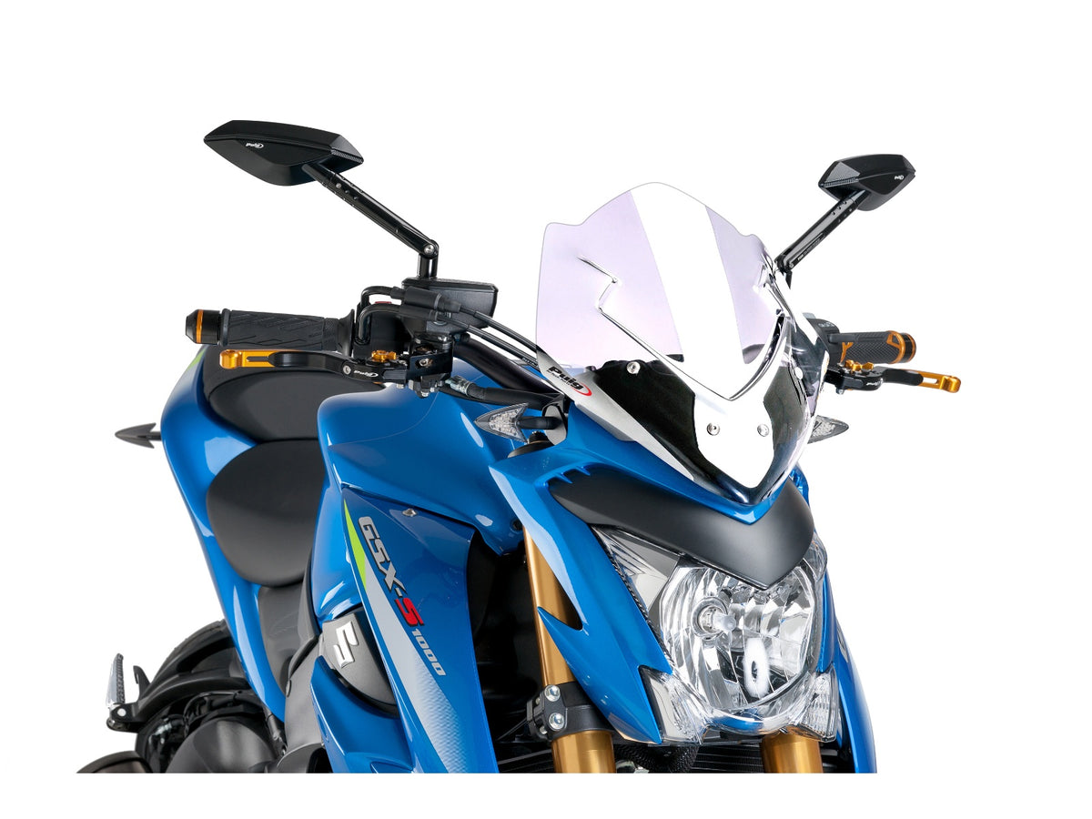 Puig New Generation Sport Screen In Clear for Suzuki GSX S 1000 (15-20)