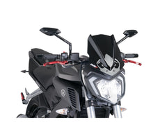 Puig New Generation Sport Screen In Clear for Yamaha MT-125 (14-19)