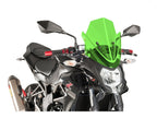 Puig New Generation Sport Screen In Green for Kawasaki Z250 SL (15-16)