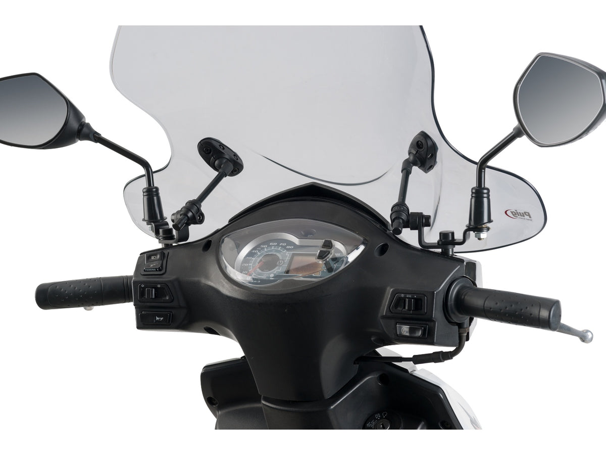 Puig City Touring Screen In Light Smoke for Sym Jet 4 125 (10-20)
