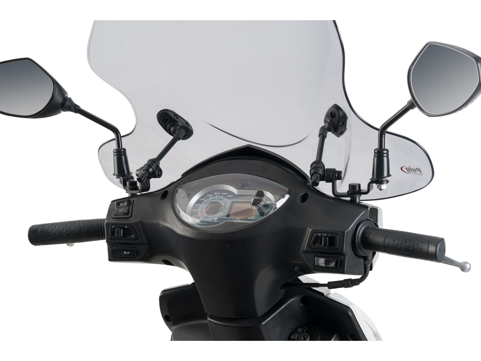 Puig City Touring Screen In Light Smoke for Sym Jet 4 50 (10-20)