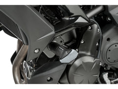 Puig R19 Frame Sliders In Black for Kawasaki Versys 650 (15-25)