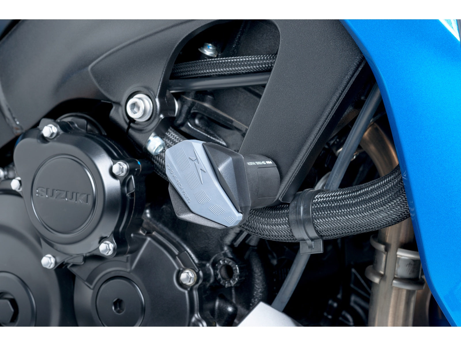 Puig R19 Frame Sliders In Black for Suzuki GSX S 1000 GT (22-25)