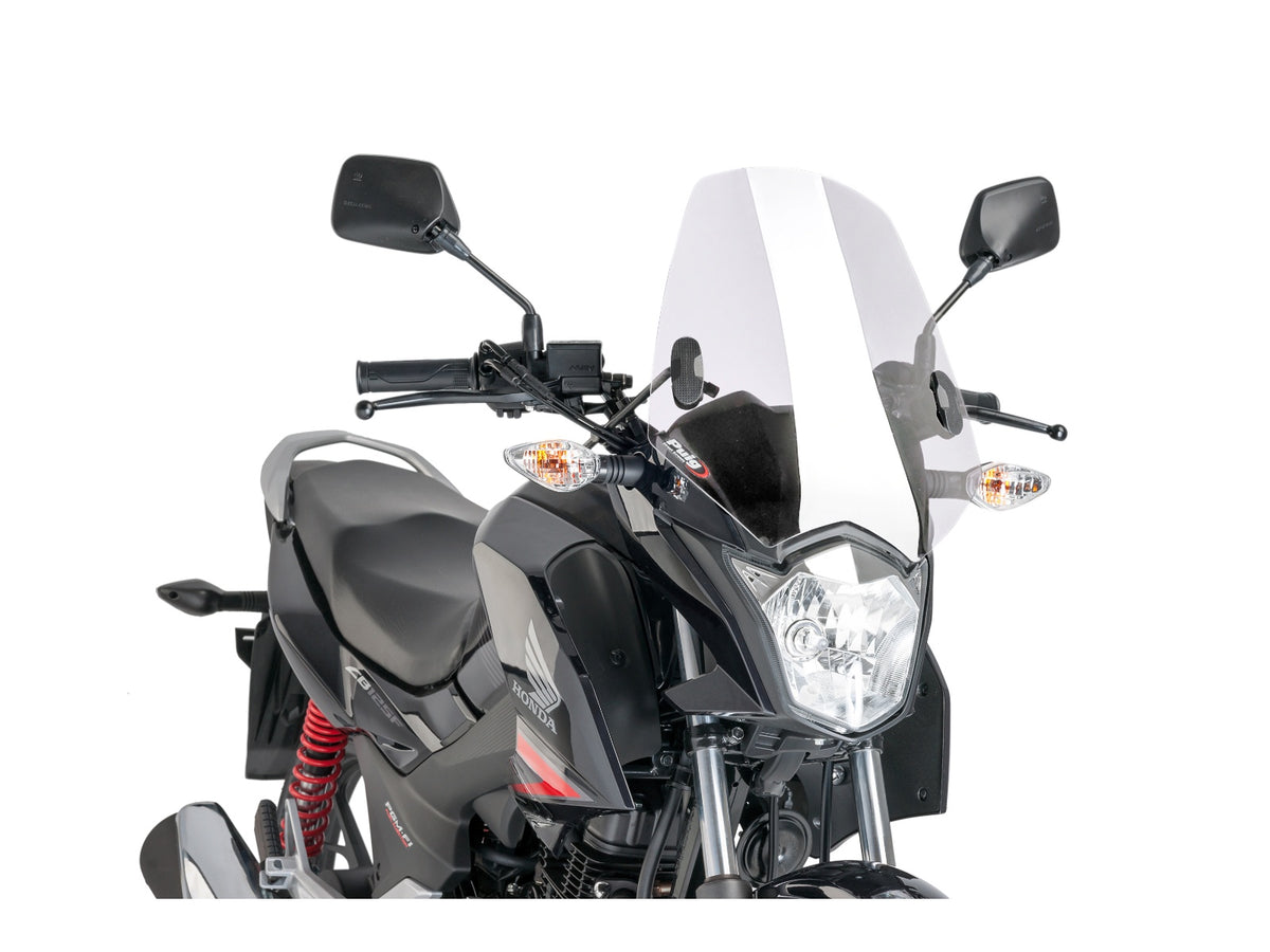 Puig New Generation Sport Screen In Clear for Honda CB125 F (15-25) Main image
