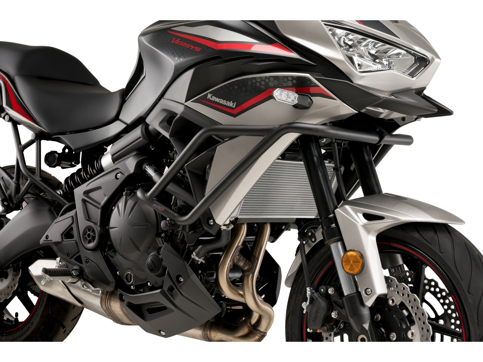 Puig Engine Guard In Black for Kawasaki Versys 650 Grand Tourer (15-22)