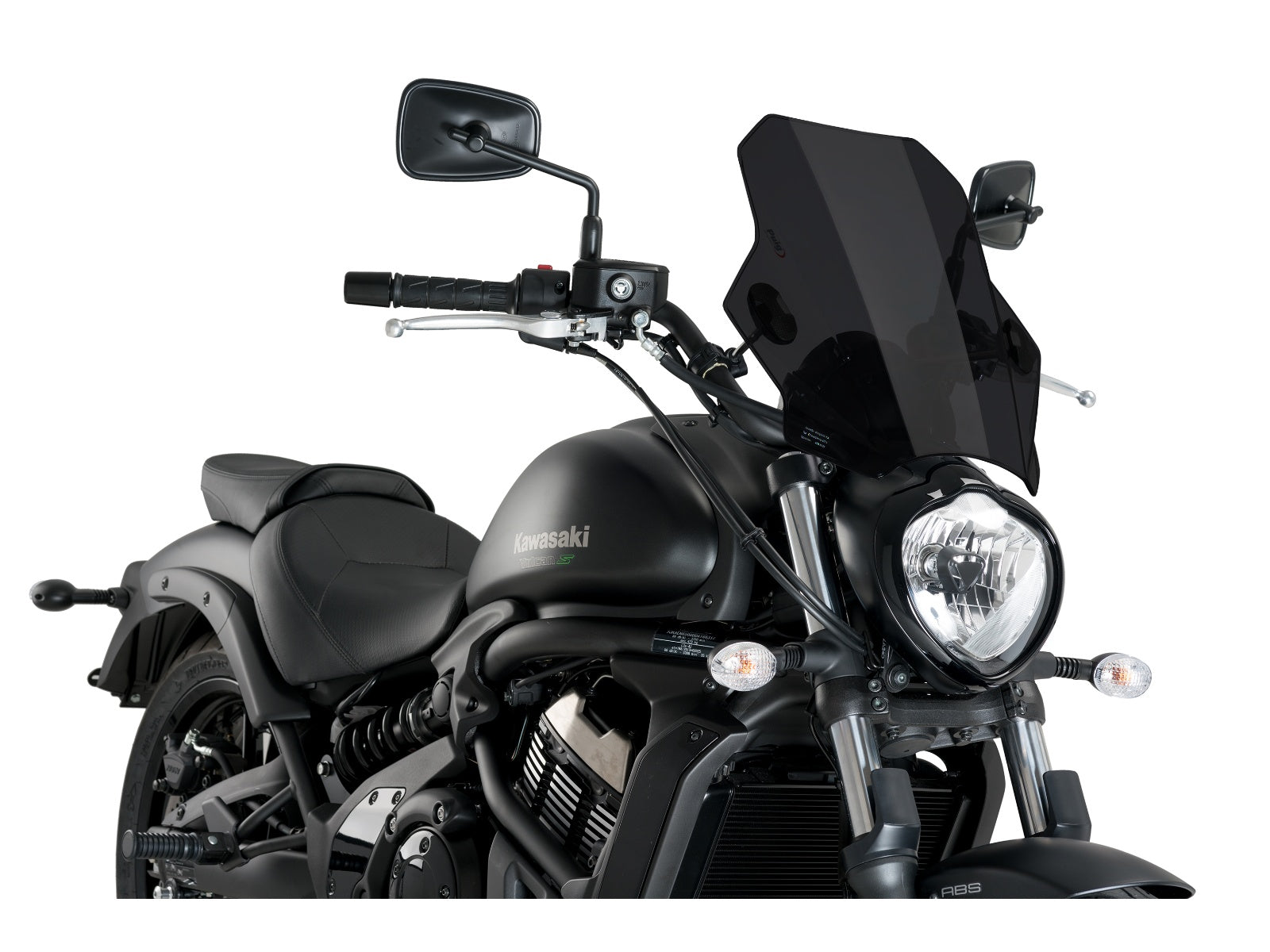 Puig Bat Screen In Clear for Kawasaki Vulcan S Cafe (17-20)