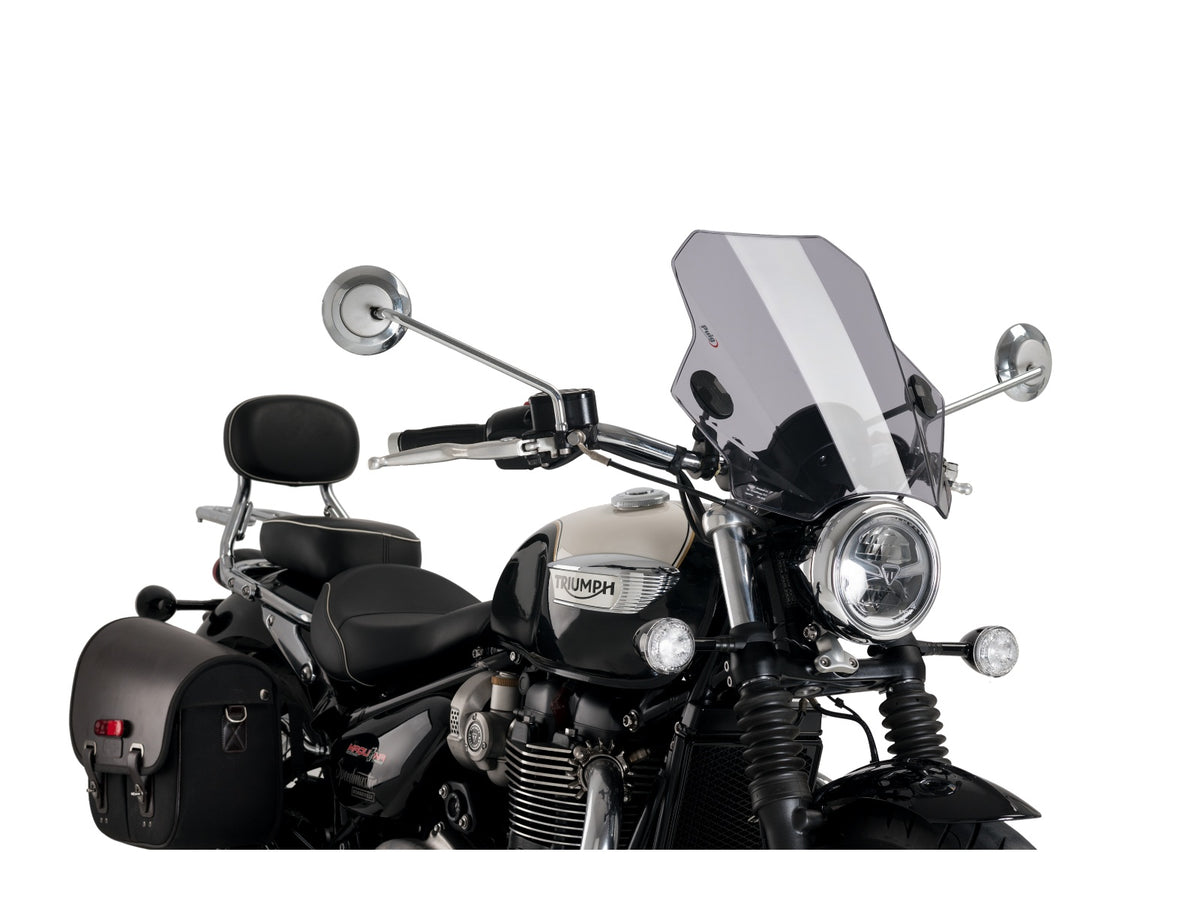 Puig Bat Screen In Clear for Triumph Bonneville Speedmaster (18-25) Main image