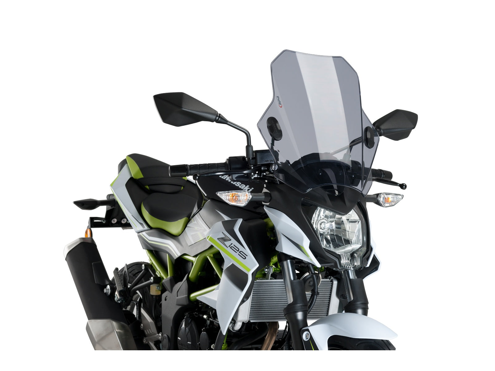 Puig Bat Screen In Clear for Kawasaki Z125 (19-24)