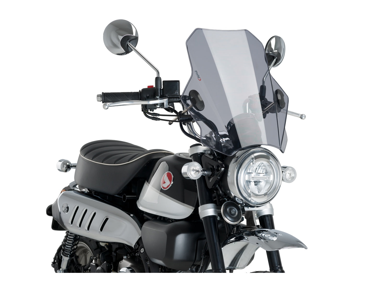 Puig Bat Screen In Clear for Honda Monkey 125 (19-25)