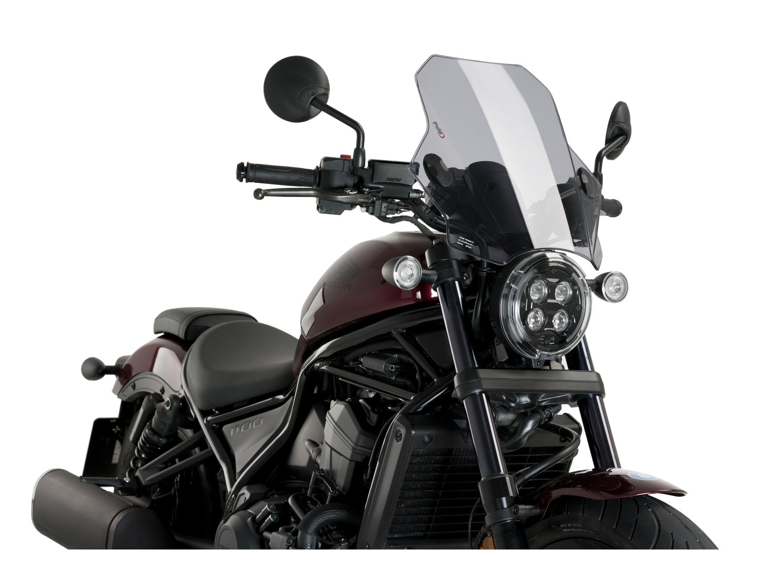 Puig Bat Screen In Clear for Honda CMX1100 Rebel (21-25)